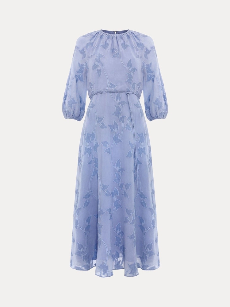 Phase Eight Blue Liona Floral Dress - Image 7 of 7