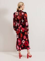 Phase Eight Black Eleni Floral Dress - Image 2 of 8