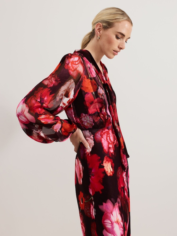 phase eight black floral dress PHASE EIGHT Daphne Floral Wrap Dress