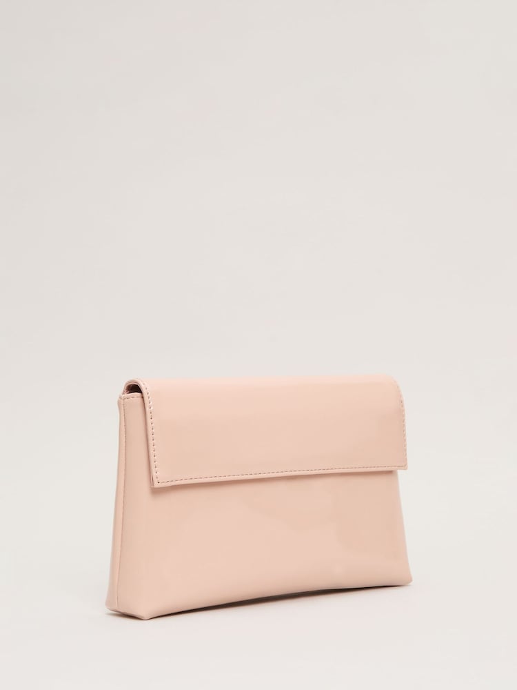 Phase Eight Pink Patent Clutch Bag - Image 2 of 7