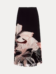 Phase Eight Black Elmina Floral Skirt - Image 6 of 6
