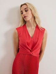 Phase Eight Pink Celestia Wrap Dress - Image 4 of 7