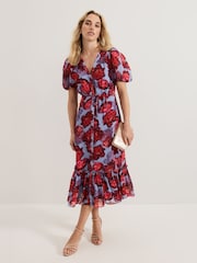 Phase Eight Black Francesca Midi Dress - Image 1 of 6
