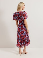 Phase Eight Black Francesca Midi Dress - Image 2 of 6