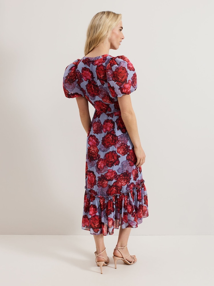 Phase Eight Black Francesca Midi Dress - Image 2 of 6