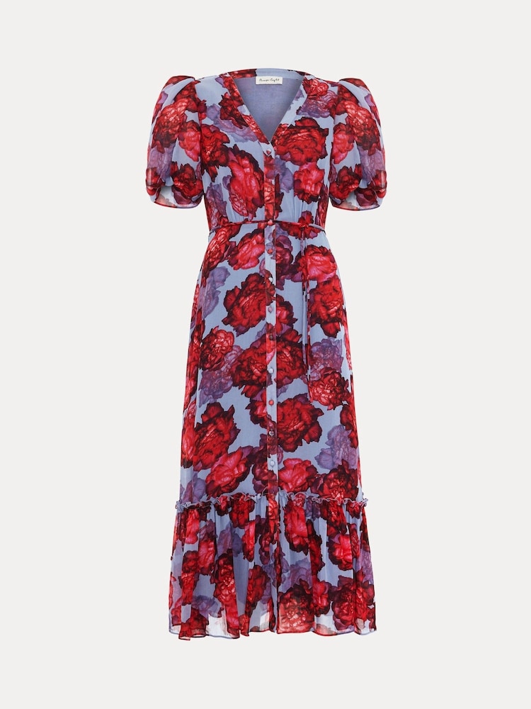 Phase Eight Black Francesca Midi Dress - Image 6 of 6