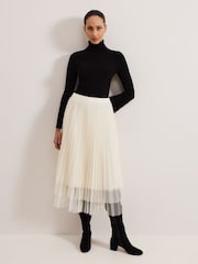 Phase Eight White Lila Tulle Skirt - Image 2 of 8