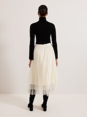 Phase Eight White Lila Tulle Skirt - Image 3 of 8