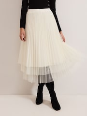 Phase Eight White Lila Tulle Skirt - Image 4 of 8