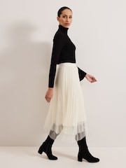 Phase Eight White Lila Tulle Skirt - Image 6 of 8