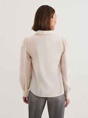 Phase Eight Cream Aneira Sequin Blouse - Image 2 of 7