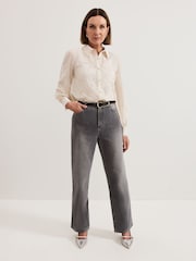 Phase Eight Cream Aneira Sequin Blouse - Image 3 of 7