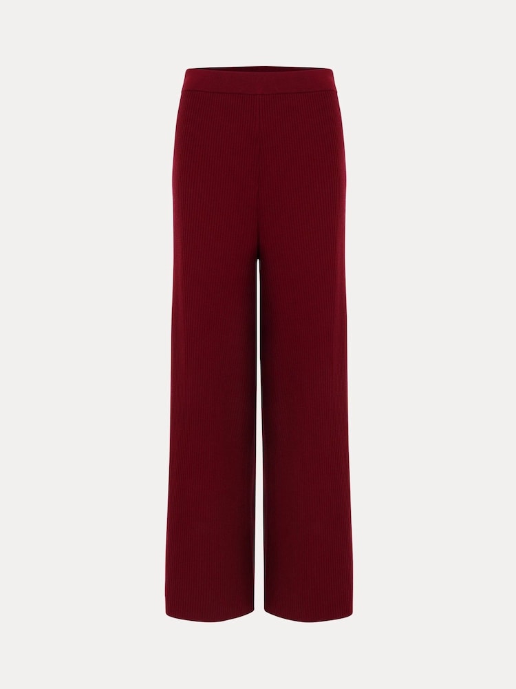 Phase Eight Red Lori Ribbed Trousers - Image 7 of 7