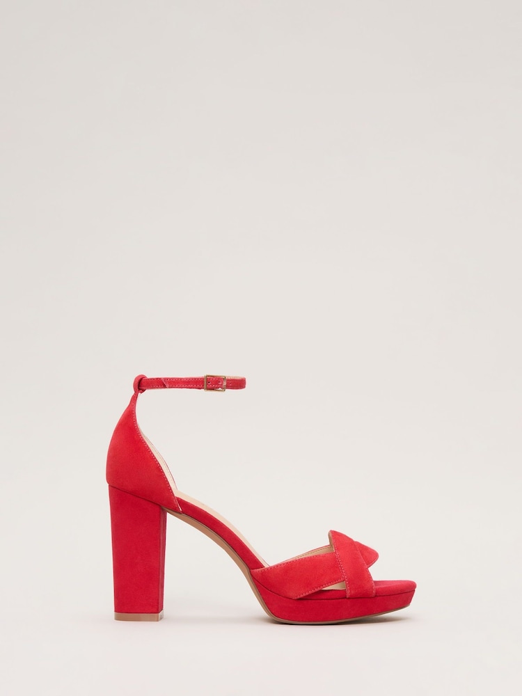 Phase Eight Pink Platform Sandals - Image 1 of 7
