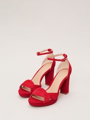 Phase Eight Pink Platform Sandals - Image 2 of 7