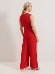 Phase Eight Red Saffron Jumpsuit - Image 2 of 6