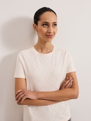Phase Eight Jada Stud T-Shirt - Imagen 5 de 7