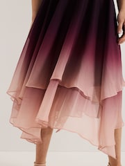 Phase Eight Black Maybel Ombre Dress - Image 5 of 7