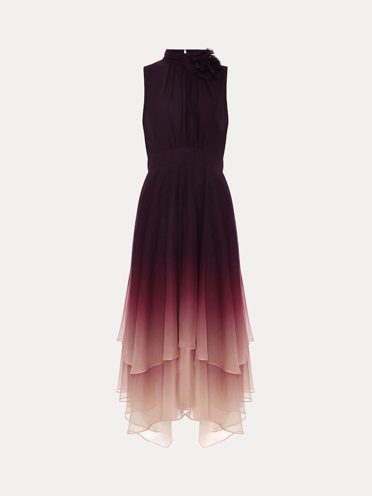 Phase Eight Black Maybel Ombre Dress - Image 7 of 7