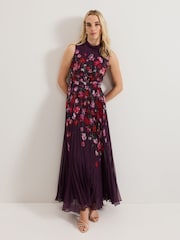 Phase Eight Black Dahlia Floral Dress - Image 1 of 7