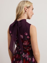 Phase Eight Black Dahlia Floral Dress - Image 5 of 7