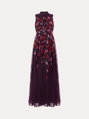 Phase Eight Black Dahlia Floral Dress - Image 7 of 7