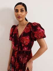 Phase Eight Black Petite Amaris Dress - Image 4 of 6