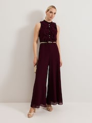Phase Eight Red Nalani Jumpsuit - Image 1 of 7