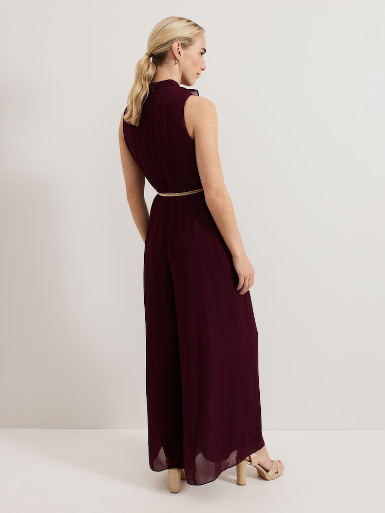Phase Eight Red Nalani Jumpsuit - Image 2 of 7