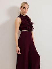 Phase Eight Red Nalani Jumpsuit - Image 3 of 7