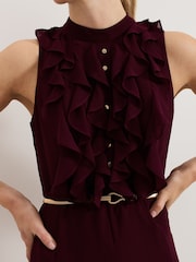 Phase Eight Red Nalani Jumpsuit - Image 4 of 7