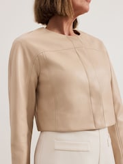 Phase Eight Natural Sylvia PU Jacket - Image 5 of 6