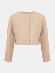 Phase Eight Natural Sylvia PU Jacket - Image 6 of 6