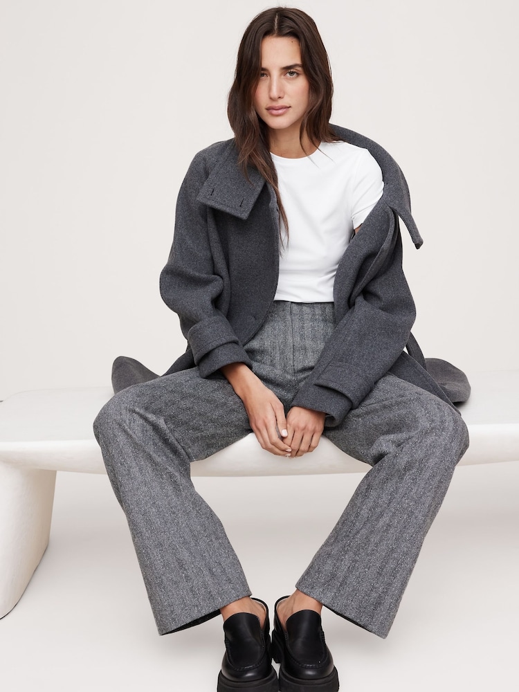 Biały - Dopasowana koszulka Banana Republic Refined - Image 3 of 4