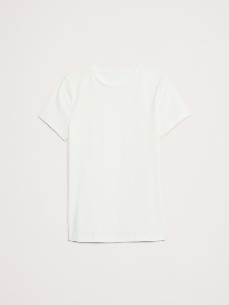Blanco - Camiseta entallada refinada de Banana Republic - Imagen 4 de 4