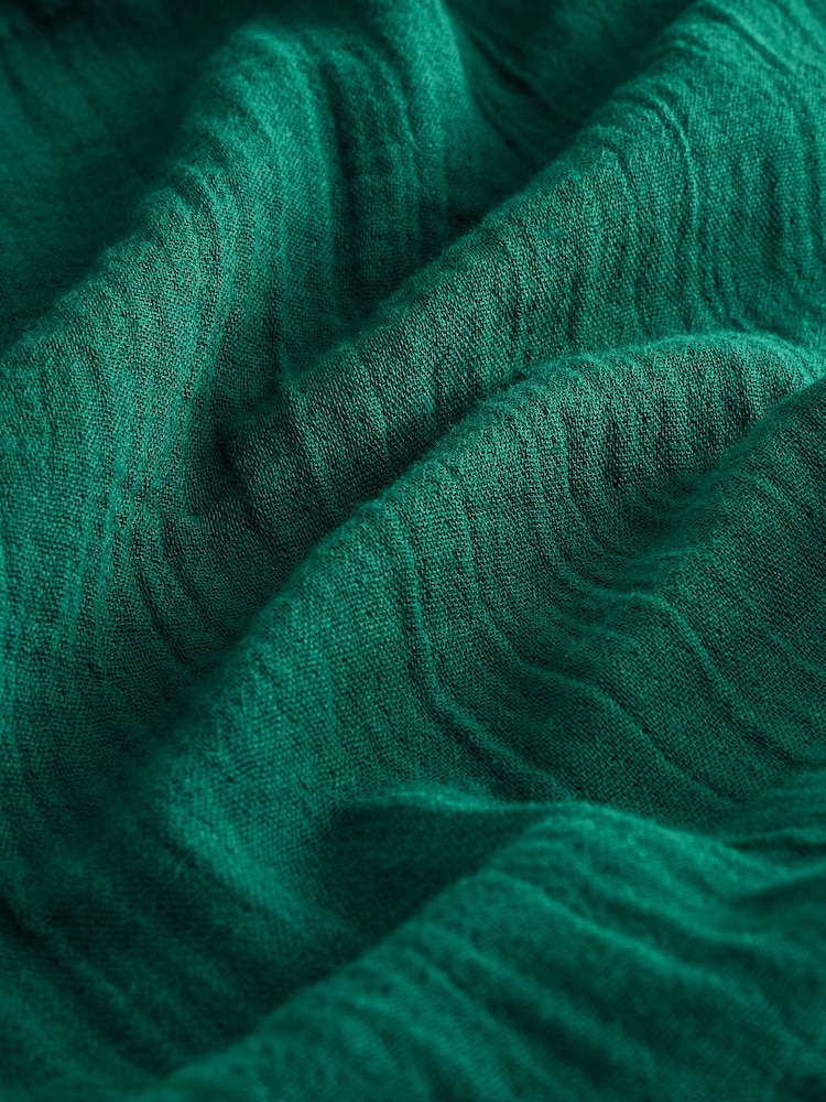 Groen - Gap 100% katoenen Kreukeltextuur gaas Easy Barrel Broeken - Image 9 of 12