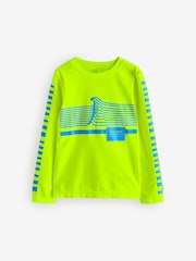Желтый - Gap Long Sleeve Swim Rash Guard (4-13yrs) - Изображение 1 из 5