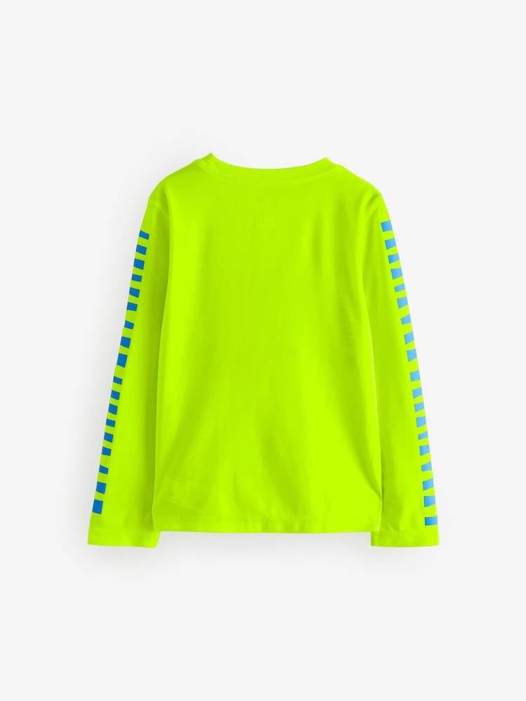 Желтый - Gap Long Sleeve Swim Rash Guard (4-13yrs) - Изображение 2 из 5