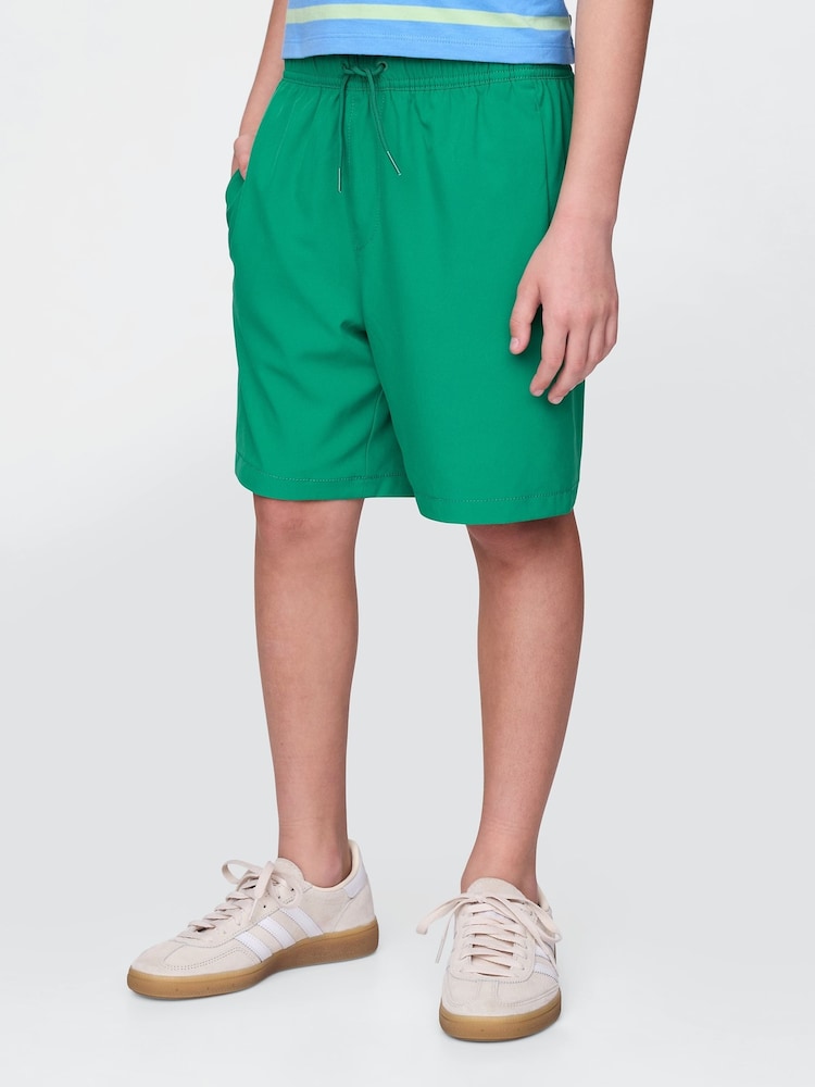 Gap Green Quick-Dry Lined Shorts (4-13yrs) - Image 1 of 5 Gap Green Quick-Dry Lined Shorts (4-13yrs) - Image 1 of 5