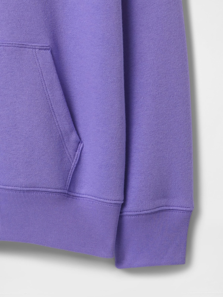 Gap Purple London Vintage Fleece-Lined Hoodie (4-13yrs) - Image 4 of 4