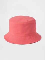 Gap Blue & Pink Kids Reversible Organic Cotton Bucket Hat (4-10yrs) - Image 2 of 2