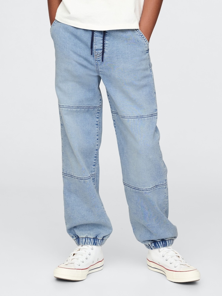 Gap Navy Blue Knit Pull On Jeans (4-13yrs) - Image 1 of 5