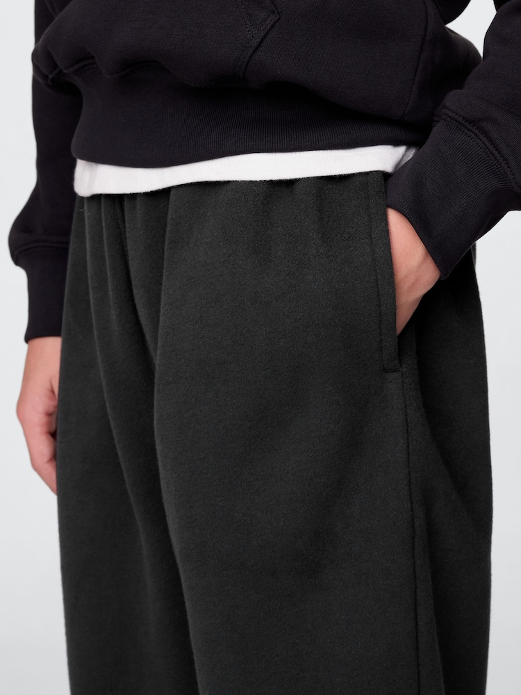 Zwart - Gap vintage zachte joggingbroek met fleece voering (4 - 13 jr) - Image 3 of 4
