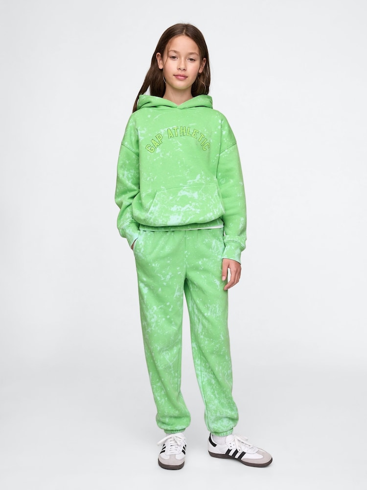 Groen - Gap vintage zachte joggingbroek met fleece voering (4 - 13 jr) - Image 3 of 5