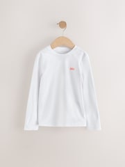 Белый логотип  - Gap Long Sleeve Swim Rash Guard (4-13yrs) - Изображение 1 из 4
