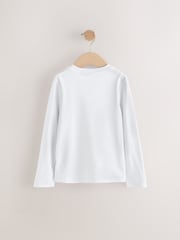 Белый логотип  - Gap Long Sleeve Swim Rash Guard (4-13yrs) - Изображение 2 из 4