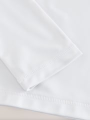 Белый логотип  - Gap Long Sleeve Swim Rash Guard (4-13yrs) - Изображение 4 из 4