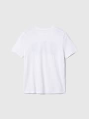 Gap White Logo Short Sleeve Crew Neck T-Shirt (4-13yrs) - Image 2 of 2