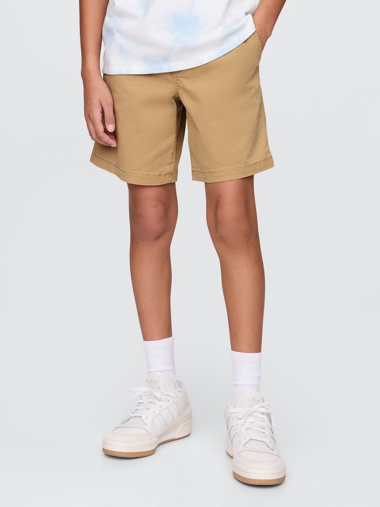 Gap Beige Relaxed Easy Shorts (4-13yrs) - Image 1 of 5