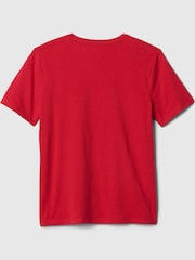 Gap Red Logo Short Sleeve Crew Neck T-Shirt (4-13yrs) - Image 2 of 2